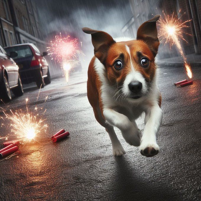 Los fuegos artificiales y la pólvora ponen en riesgo a mascotas y fauna silvestre