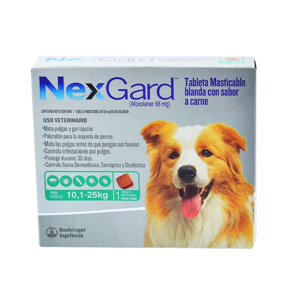 NexGard® L Perros 10.1 a 25 kg