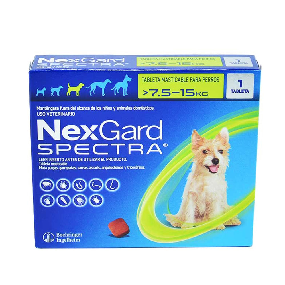 NexGard® Spectra Perros de 7.5 a 15 kg