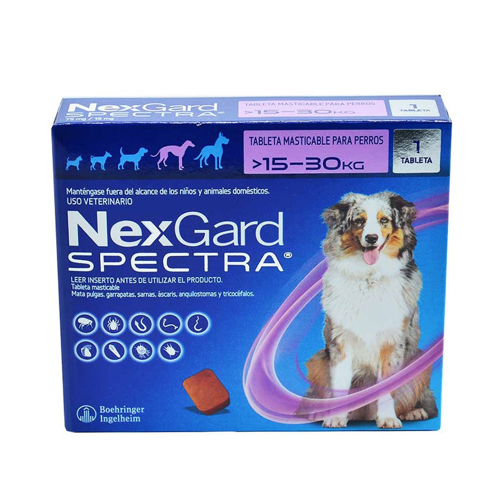 NexGard® Spectra Perros de 15.1 a 30 kg