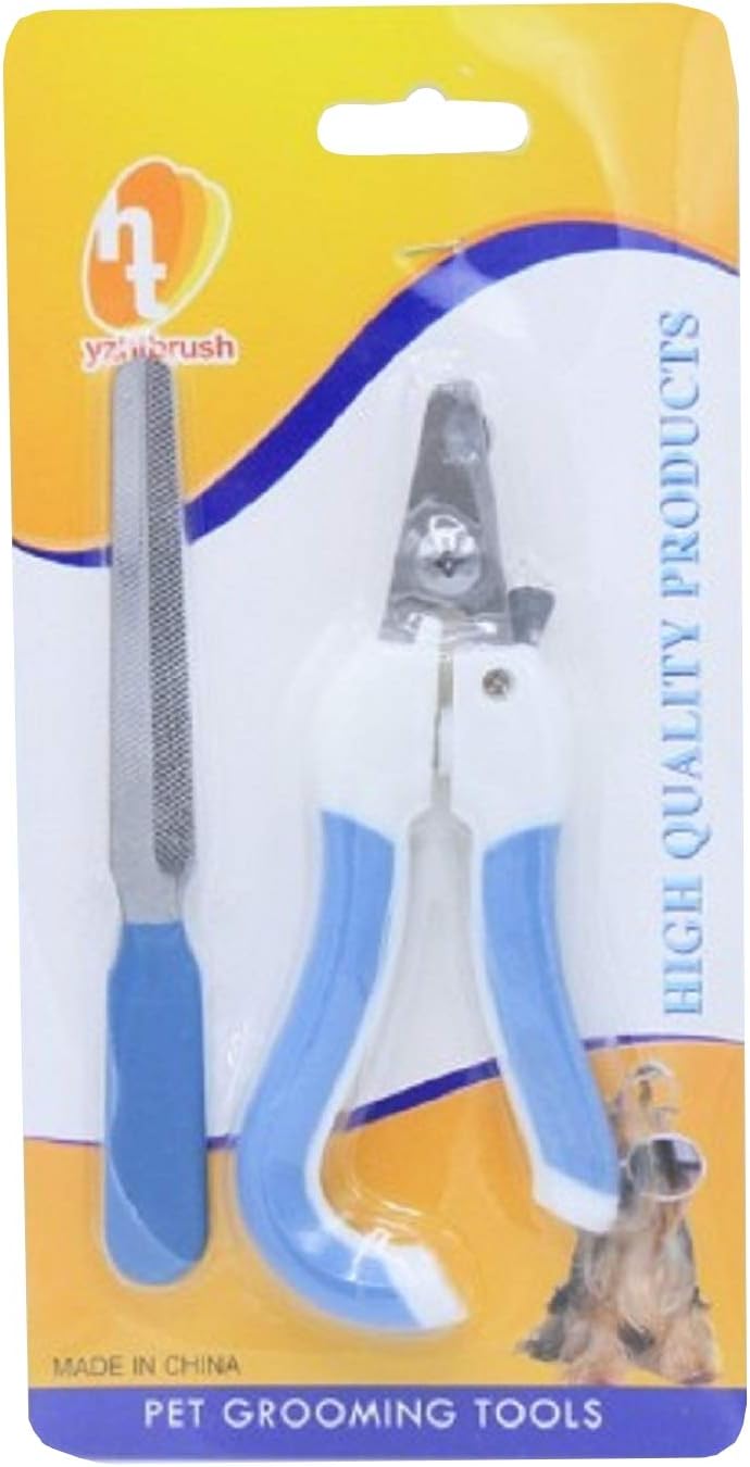 Kit Profesional de Corte y Lima de Uñas para Mascotas – Mango Ergonómico