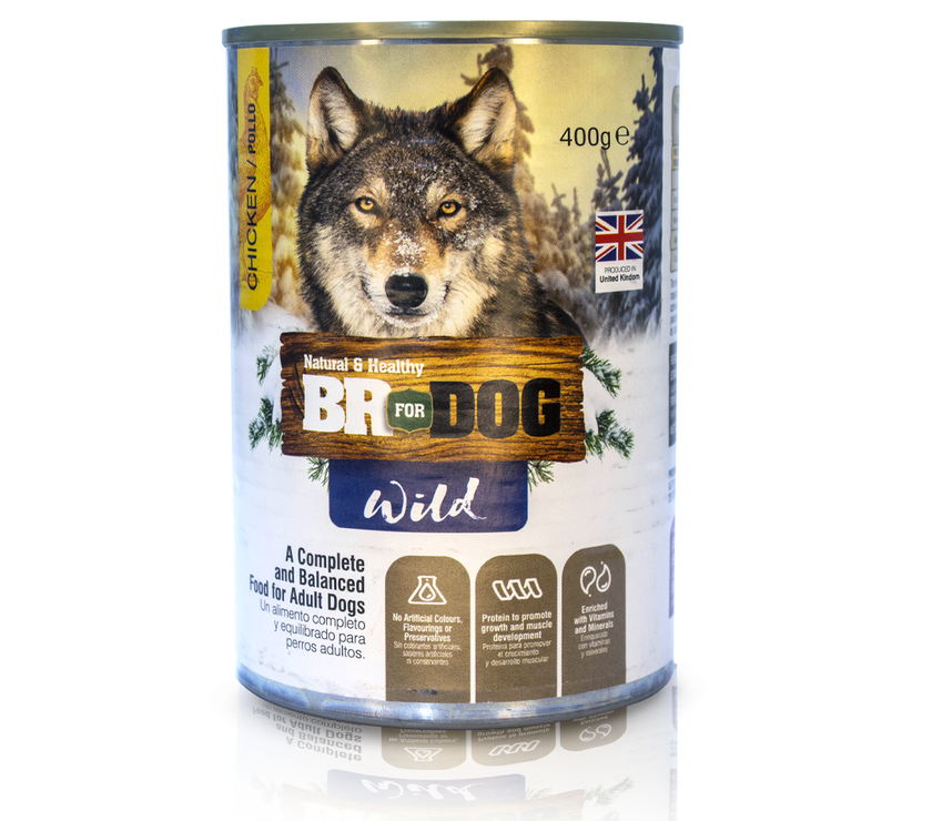 ALIMENTO HUMEDO BR FOR DOG WILD 400 G