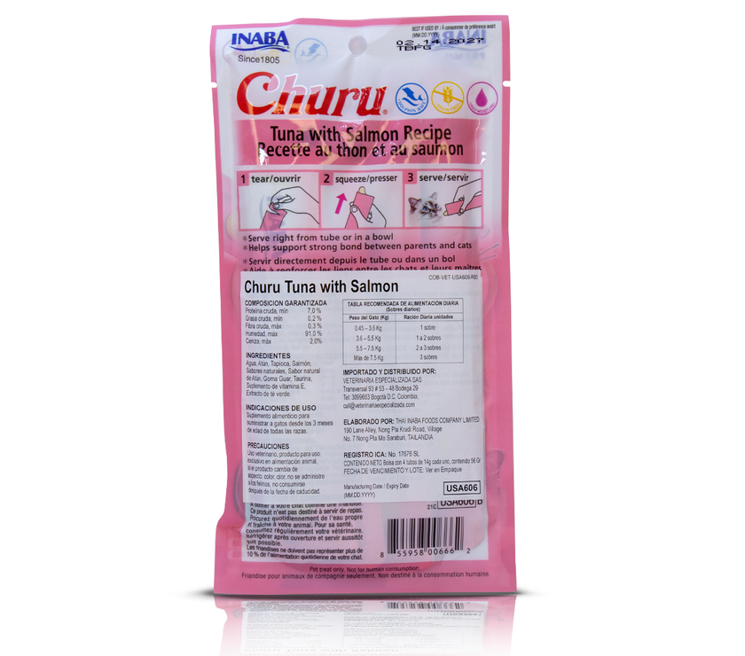 Churu® Receta de Atún con Salmón