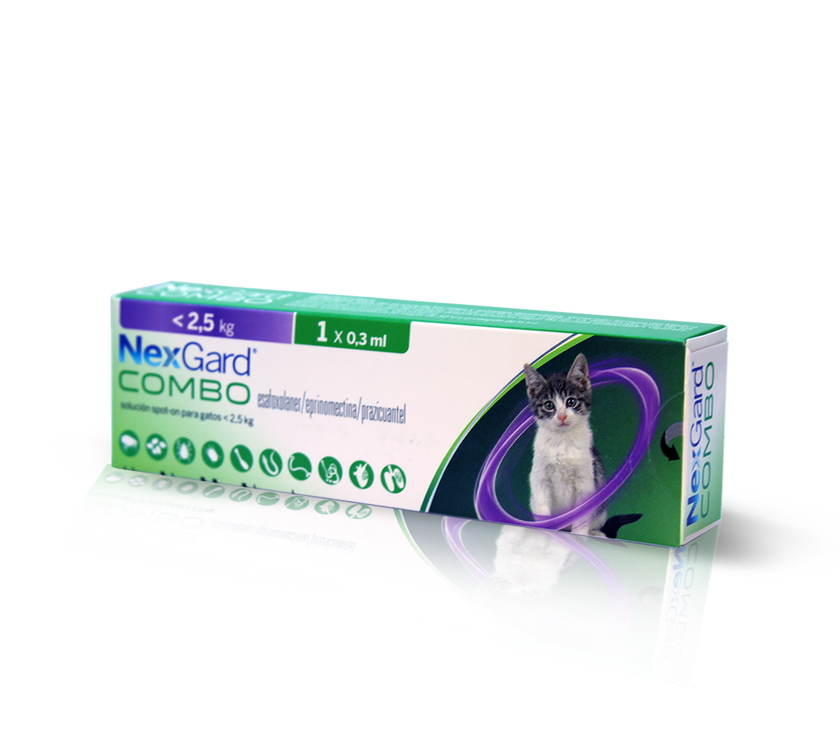 NexGard® Combo Gato S 0.3 ml (hasta 2.5 kg)