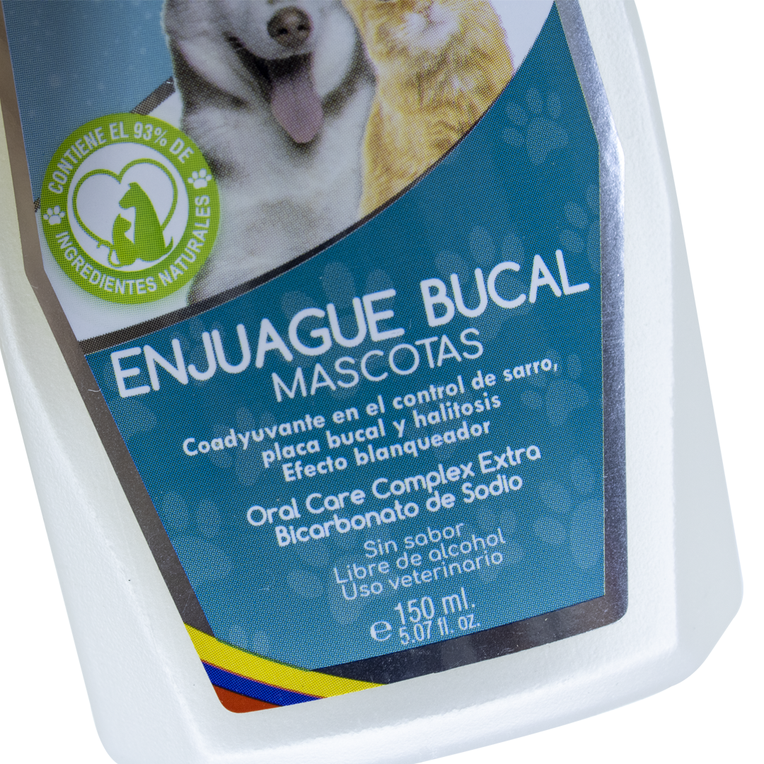 ENJUAGUE BUCAL MASCOTAS 150 ML
