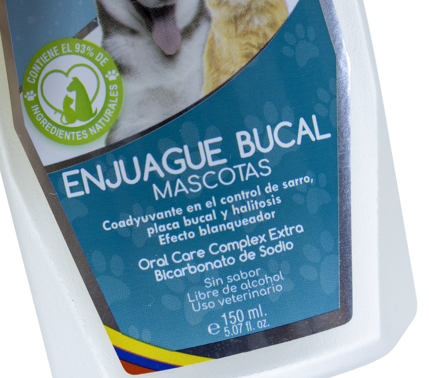 ENJUAGUE BUCAL MASCOTAS 150 ML