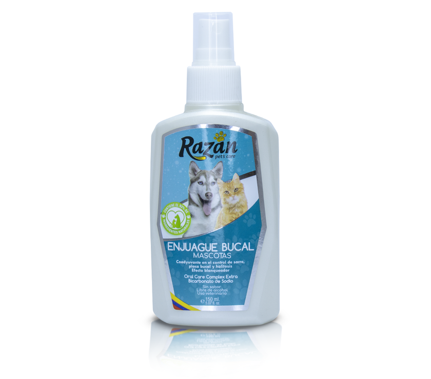 ENJUAGUE BUCAL MASCOTAS 150 ML