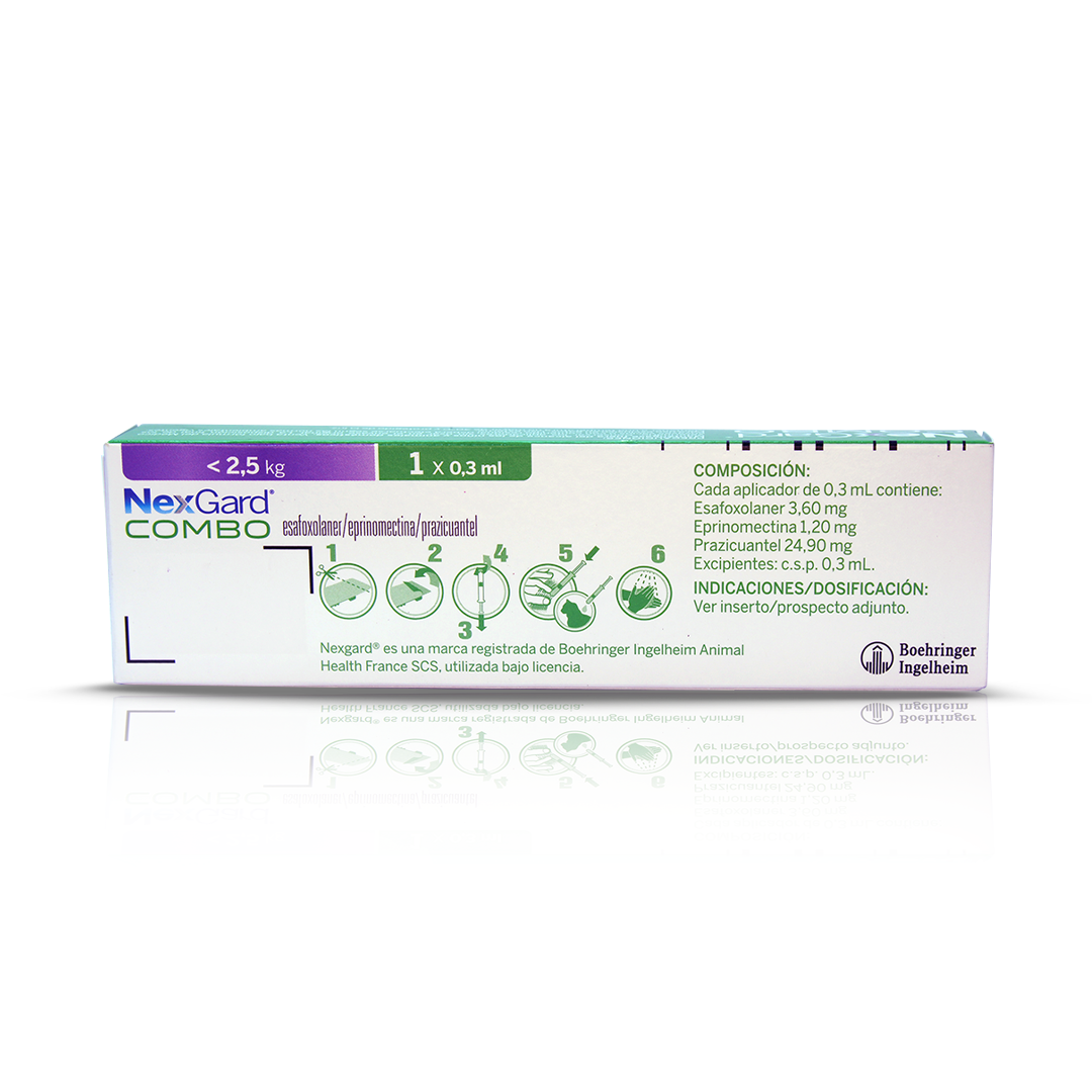 NexGard® Combo Gato S 0.3 ml (hasta 2.5 kg)