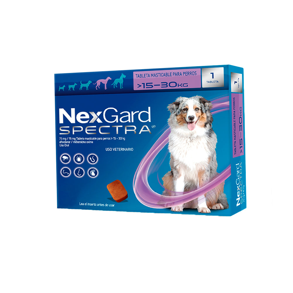 NexGard® Spectra Perros de 15.1 a 30 kg