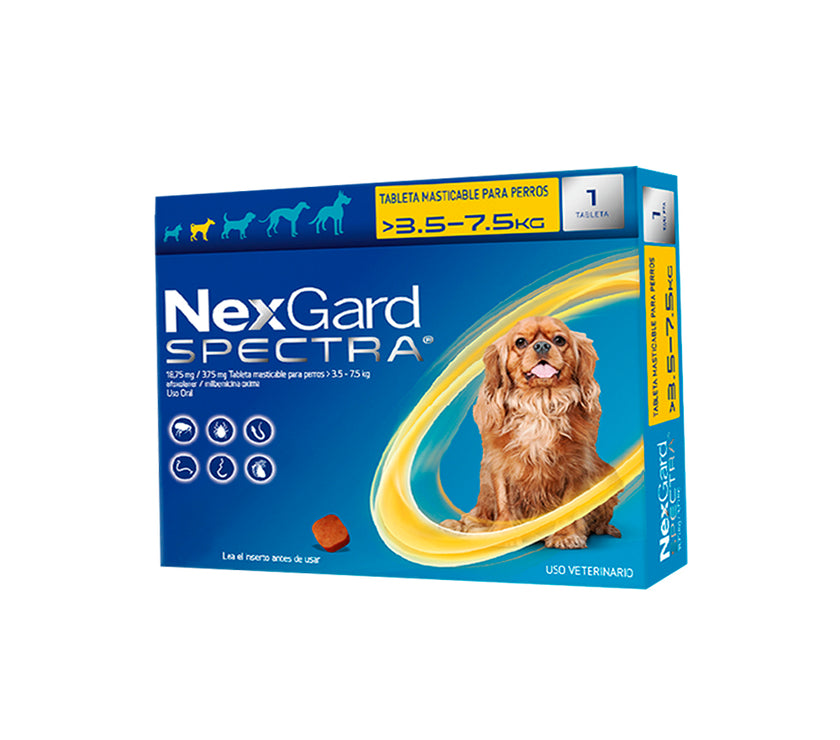 NexGard® Spectra Perros 3.5 a 7.5 kg