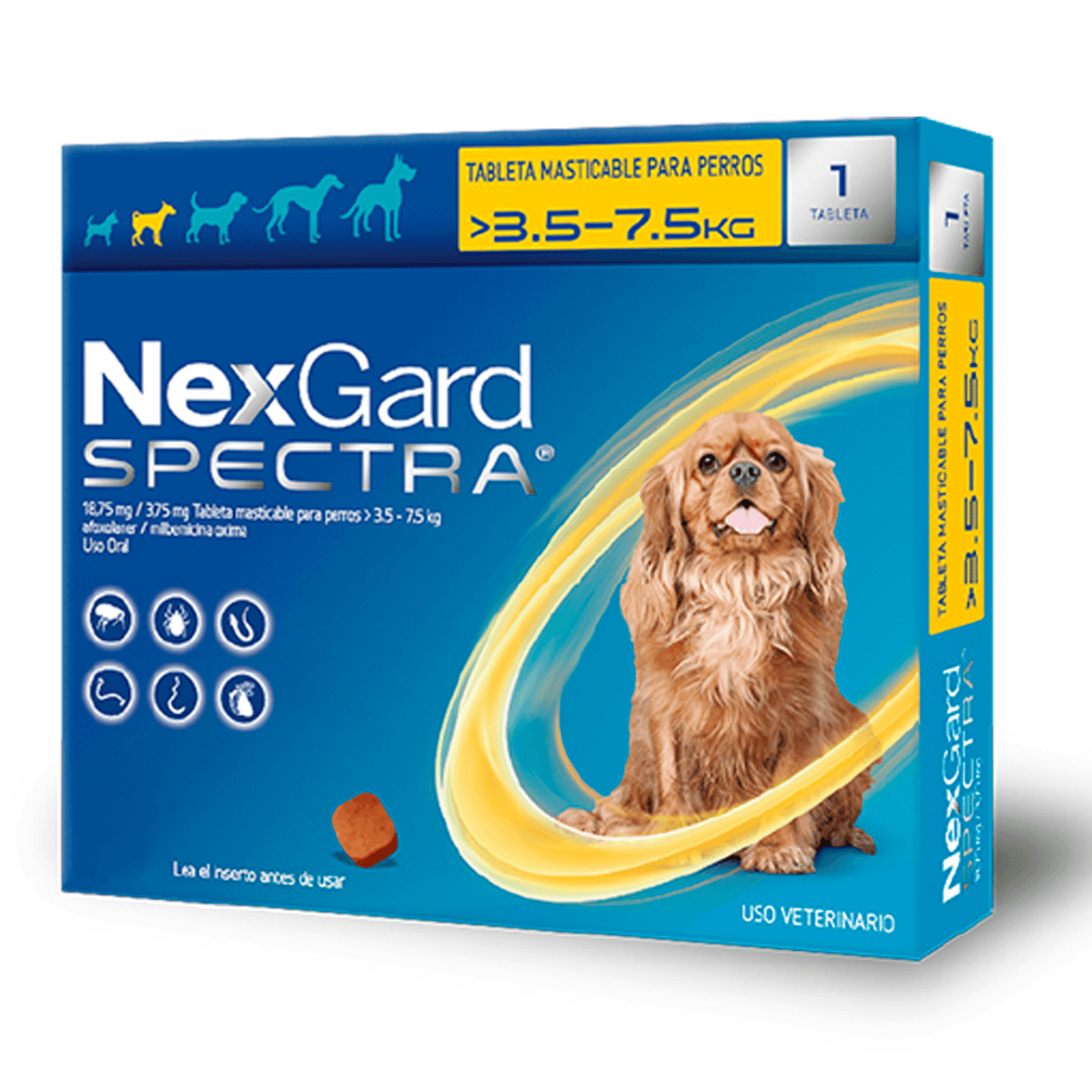 NexGard® Spectra Perros 3.5 a 7.5 kg