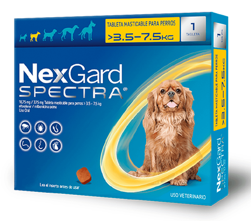 NexGard® Spectra Perros 3.5 a 7.5 kg