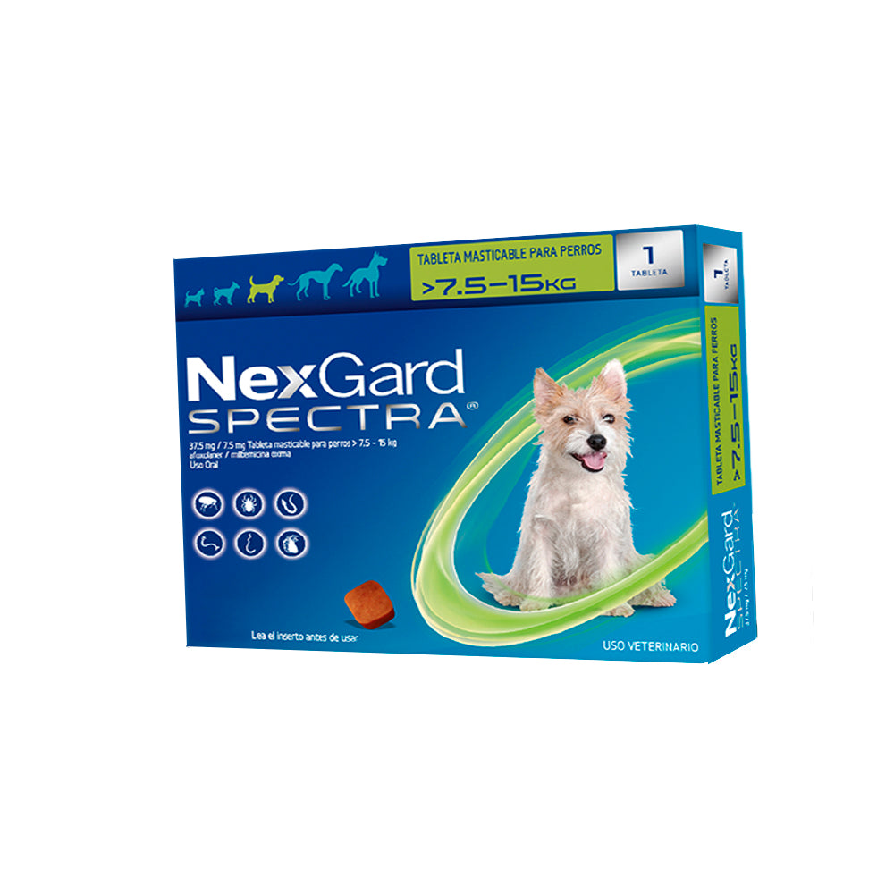 NexGard® Spectra Perros de 7.5 a 15 kg