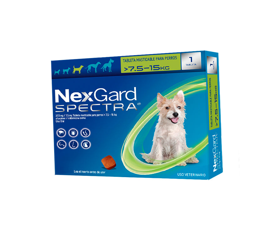 NexGard® Spectra Perros de 7.5 a 15 kg