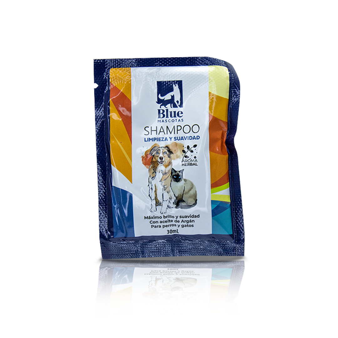 SHAMPOO BLUE MASCOTAS SACHET 30 ML