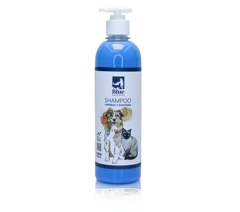 SHAMPOO BLUE MASCOTAS