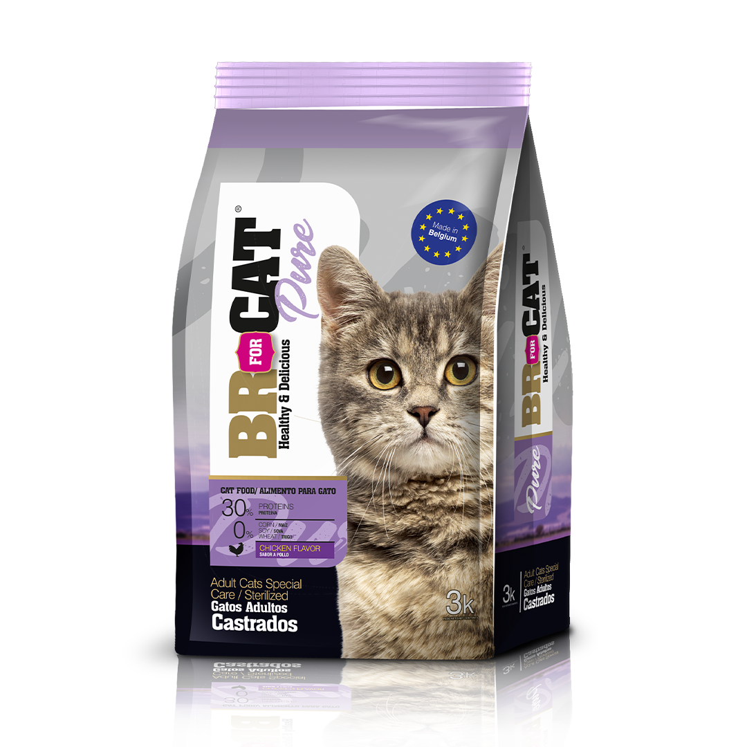 BR® FOR CATS PURE – GATOS ADULTOS CASTRADOS